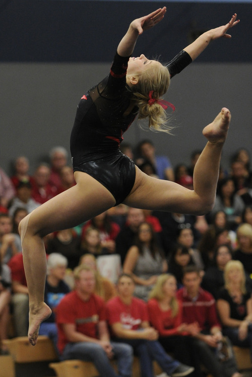 Gymnastics Utes suffer close loss in Pac12 debut The Salt Lake Tribune