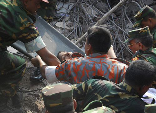 Woman Rescued After Days In Bangladesh Rubble The Salt Lake Tribune