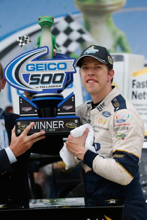 Auto Racing: Brad Keselowski Wins Crazy Crash-fest At Talladega - The ...