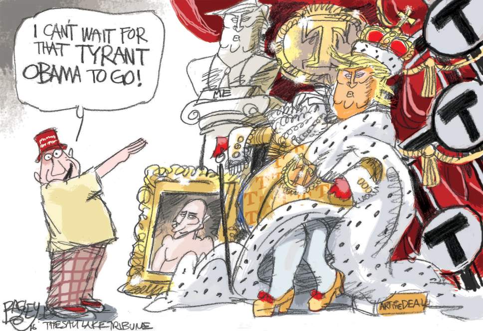 Bagley cartoon: Trump Triumphant - The Salt Lake Tribune