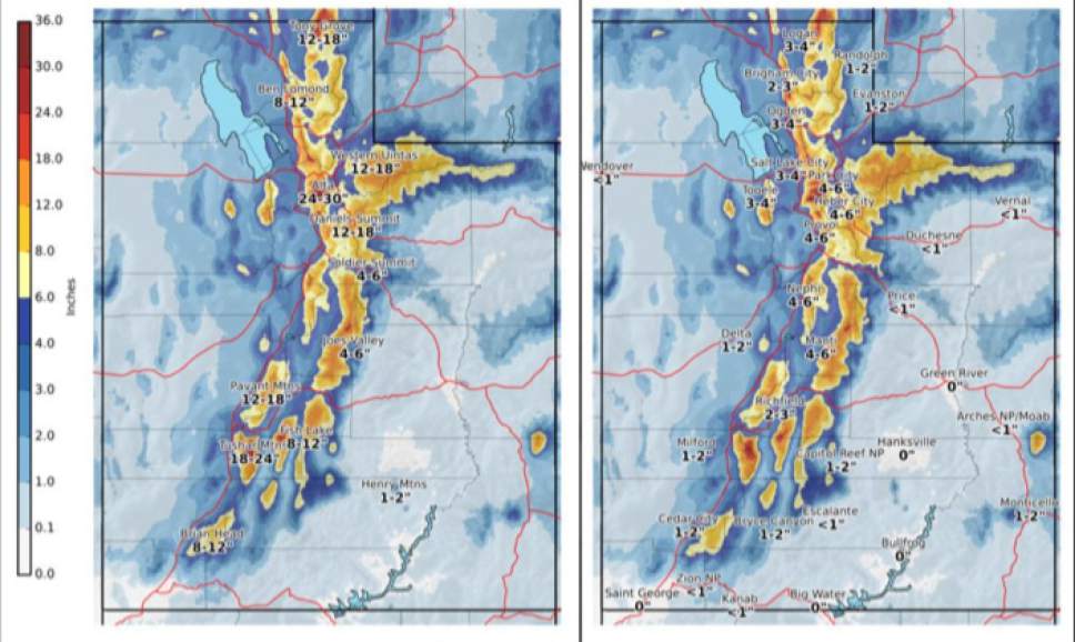 Utah forecast Winter storm to impact Utah Monday into Tuesday (with