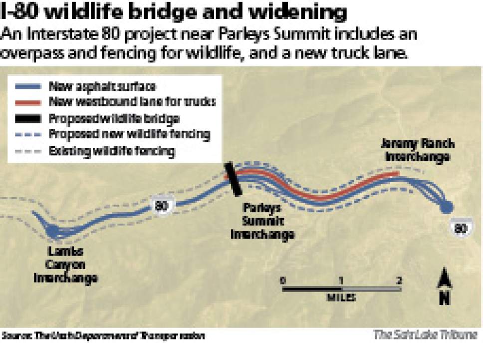 UDOT Plans $5 Million Overpass For Wildlife At Parleys Summit - The ...