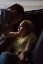   This film image released by Sony - TriStar Pictures shows Michael Eklund, left, and Abigail Breslin in a scene from "The Call." (AP Photo/ Sony-TriStar Pictures, Greg Gayne)  
