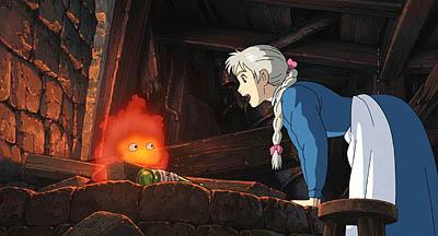 howls moving castle fire