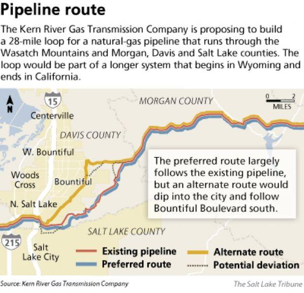 N. Utah pipelineextension project raises worries The Salt Lake Tribune