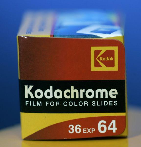 A roll of Kodachrome 64 is seen at Color Tech in Amherst, N.Y