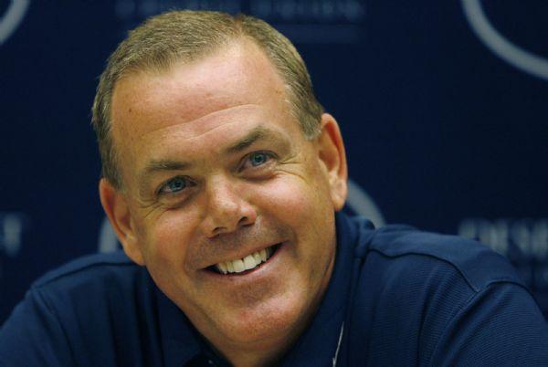 Provo -  BYU basketball head coach Dave Rose smiles as he talks about his battle with cancer over the past few weeks during a press conference at the Marriott Center on the campus of BYU in Provo  Wednesday Jun 24, 2009.  Steve Griffin/The Salt Lake Tribune 6/24/09