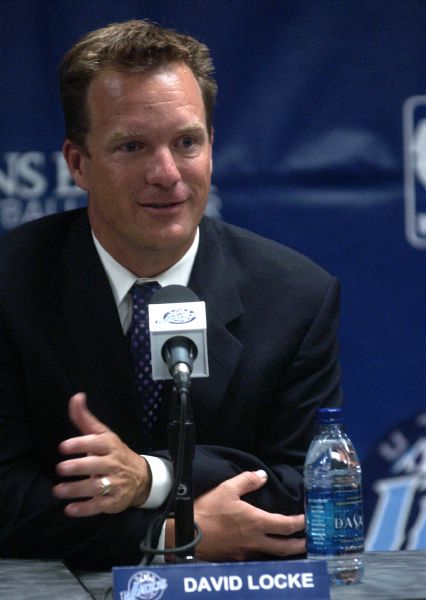 David Locke has been chosen as the new radio play-by-play announcer for the Utah Jazz at a press conference at the Zions Bank Basketball Center on Monday, July 20, 2009.

Anna Kartashova / The Salt Lake Tribune