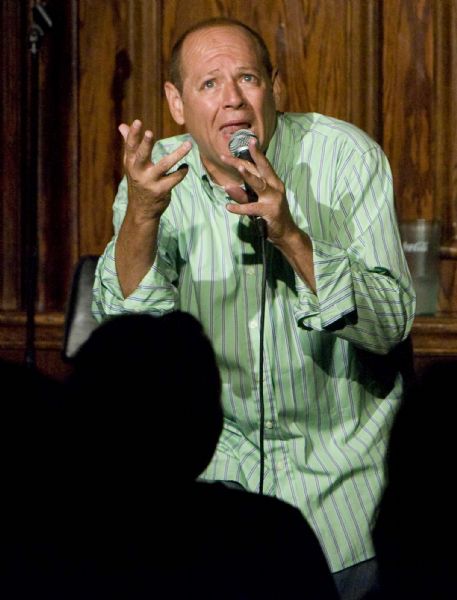 Stand up comedian Keith Stubbs performs on stage at WiseGuys  in Trolley Square on Friday, July 10,2009  photo:Paul Fraughton/ The Salt Lake Tribune