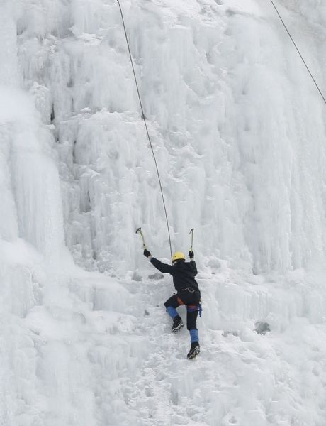 Ice Climbing Picking Away At Winter The Salt Lake Tribune