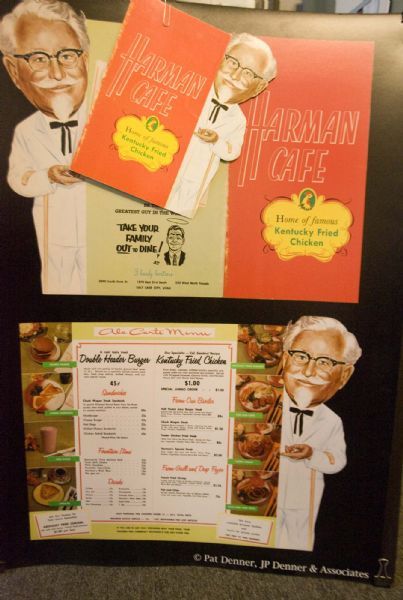 The original menus from Harman's Cafe designed by Pat Denner. on  Tuesday, January 5,2010  photo:Paul Fraughton/ The Salt Lake Tribune
