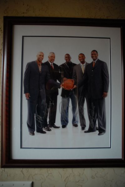 JAMI BONNER  |  The Salt Lake Tribune

A photo of Julius Erving with other NBA greats hangs in the office of his St. George home. The NBA legend has put the house on the market.