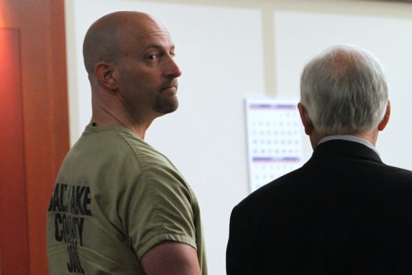 Rick Egan   |  The Salt Lake Tribune
Eugene Christopher Wright appears at his sentencing hearing in front of Judge Royal I. Hansen, Friday, July 9, 2010. Wright was convicted by a jury for fatally shooting Utah County hockey coach and businessman Kenneth Dolezsar outside the Village Inn restaurant in Sandy in 2007.