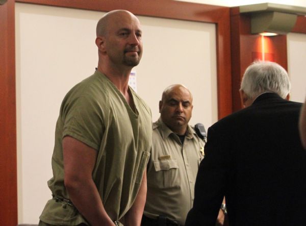 Rick Egan   |  The Salt Lake Tribune
Eugene Christopher Wright appears at his sentencing hearing in front of Judge Royal I. Hansen, Friday, July 9, 2010. Wright was convicted by a jury for fatally shooting Utah County hockey coach and businessman Kenneth Dolezsar outside the Village Inn restaurant in Sandy in 2007.