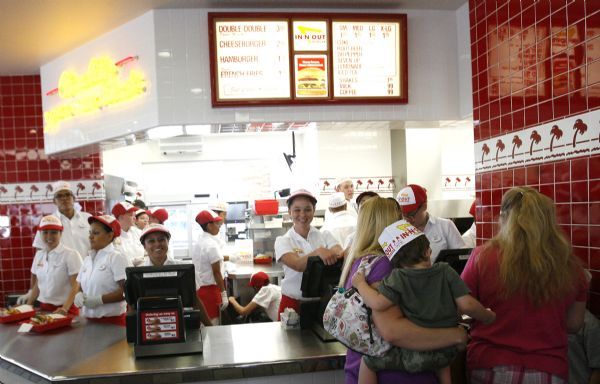 Leah Hogsten  |  The Salt Lake Tribune

The WVC City Council and mayor attended the VIP party on Tuesday evening before the In-N-Out Burger grand opening. In-N-Out Burger is opening two stores Wednesday in West Valley City and Riverton, bringing the grand total of Utah stores to 7.  
 WVC 7/20/10