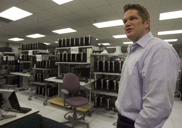 Jim Urquhart  |  The Salt Lake Tribune

General manager Steve Daly talks about the test lab  Wednesday, May 12, 2010, at LANDesk in Sandy. LANDesk is for sale. The software company that started in Utah in 1985 was bought in 1991 by Intel and in 2006 by Avocent. Now its up for sale again.