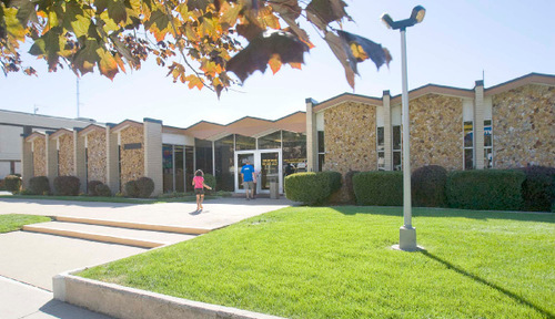 Paul Fraughton  |  The Salt Lake Tribune&#xA;The Davis County library in  Farmington is part of a  complete renovation of the Davis County campus.