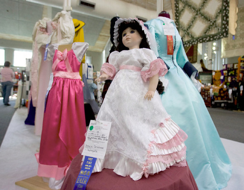 Steve Griffin  |  The Salt Lake Tribune&#xA; &#xA;Some of the winners in the costume design competition at the Utah State Fair in Salt Lake City Wednesday, September 8, 2010.