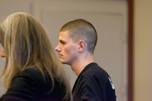 Paul Fraughton  |  The Salt Lake Tribune  Martin Vuksinick with his attorney McCaye Christianson  in  court, where a plea arrangement was agreed to.  Salt Lake City  on  Friday, September 10, 2010