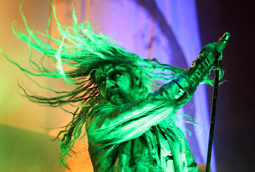 Rick Egan   |  The Salt Lake Tribune

Rob Zombie performs Monday, Oct. 4 at Usana Amphitheatre in West Valley City.