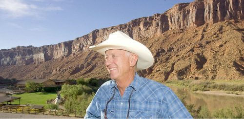 Al Hartmann  |  The Salt Lake Tribune&#xA;Colin Fryer, who made his money in car stereo systems and waterbeds, has spent the last decade developing the 110-room Red Cliffs Lodge, along the Colorado River north of Moab, into one of Grand County's largest private employers.
