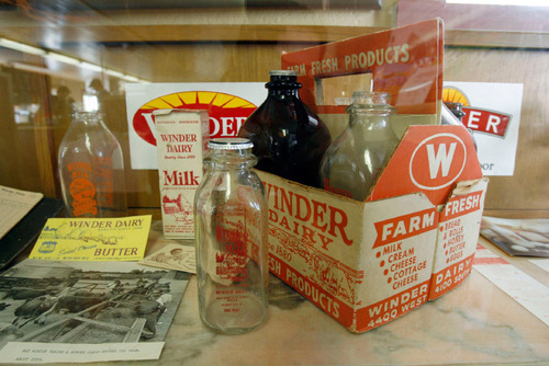 Francisco Kjolseth  |  The Salt Lake Tribune&#xA;The early days of Winder Dairy is on display at the company's country store housed in the former milking barn in West Valley City as one of Utah's oldest companies and longtime milk provider celebrates 130 years in business  which spans six generations.&#xA;West Valley City, Oct. 11, 2010.
