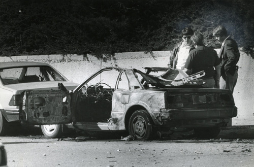 FILE  |  The Salt Lake Tribune
Mark Hofmann was seriously injured Oct. 16, 1985, when a bomb exploded in his car.