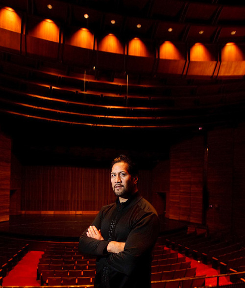 Trent Nelson  |  The Salt Lake Tribune 
Ta'u Pupu'a is a tenor studying at The Juilliard School in New York City. Pupu'a grew up in Salt Lake City and played football for Weber State before spending two years in the NFL.