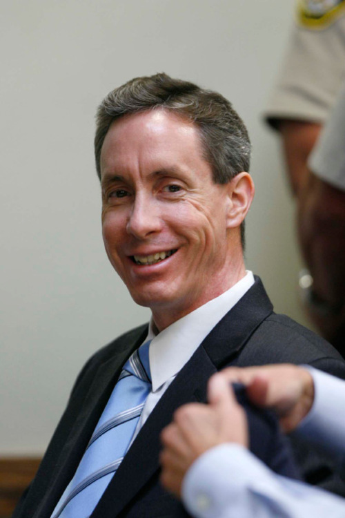 Trent Nelson | The Salt Lake Tribune FLDS leader Warren Jeffs during his trial in St. George in 2007.