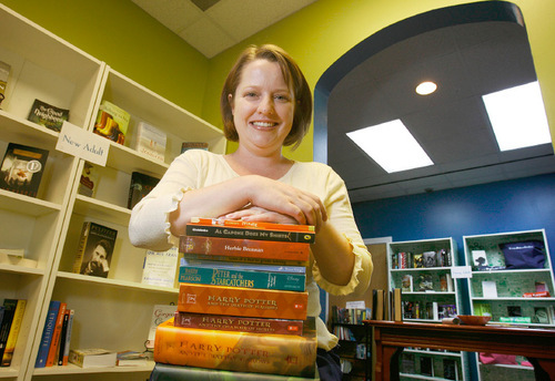 Scott Sommerdorf  l  The Salt Lake Tribune&#xA;Michelle Witte is a newcomer to the business of independent book-selling. She sits in her children's book shop, Fire Petal Thursday, October 21, 2010 in Centerville. She has had to rely on donations to meet her monthly lease obligation, but she remains a believer and hopes that the upcoming Christmas season will see her through to next year.rsday,