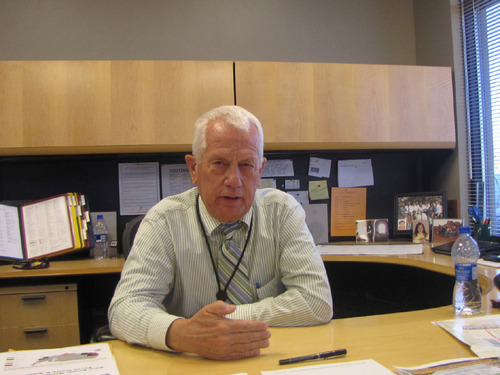 Mark Havnes | The Salt Lake Tribune                               &#xA;washington County Sheriff Kirk Smith in his office in Hurricane. After three terms as sheriff, Kirk has decided not to seek a fourth term.