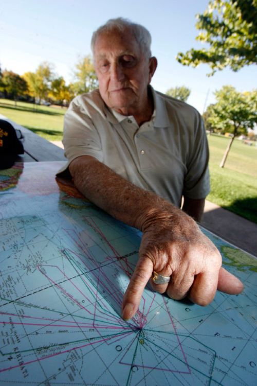 Francisco Kjolseth  |  The Salt Lake Tribune&#xA;Glenn H. Parkin of Bountiful, who was a sailor in the U.S. Navy in World War II, embarked on numerous missions from Hawaii, pictured below, and was based at Barbers Point near Pearl Harbor when the Japanese attacked on Dec. 7, 1941.