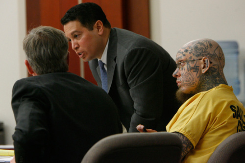 File photo | The Salt Lake Tribune

Curtis Allgier is charged with capital murder and seven other felonies for the June, 25, 2007, slaying of 60-year-old prison officer Stephen Anderson, who was killed with his own gun while taking Allgier to the University Hospital for an MRI. A 3rd District Court judge has found no basis to appoint a new defense team for prison inmate Curtis Allgier, accused of killing a Corrections officer four years ago.