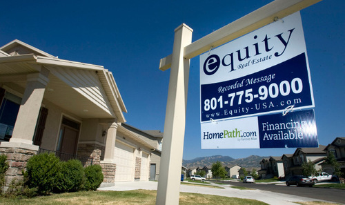 Steve Griffin  |  The Salt Lake Tribune&#xA;&#xA;Single-family home sales in Salt Lake County declined nearly 21 percent to 1,910 in the third quarter compared with the same three-month period a year ago, according to a new report.