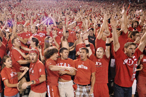 Michael Mangum  |  The Salt Lake Tribune

More than 5,000 University of Utah fans are expected to travel to South Bend, Ind., to watch the Utes play Notre Dame for the first time.