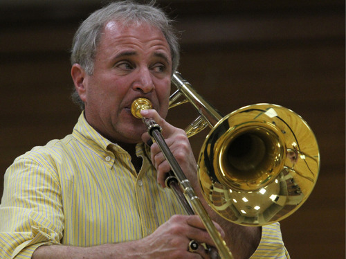Rick Egan  | The Salt Lake Tribune
Larry Zalkind, Utah Symphony principal trombonist, became the keeper of his family's medical history after the chance discovery of a large colon polyp in his 20s.