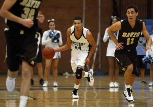 Chris Detrick  |  The Salt Lake Tribune 
West Jordan's Jordan Pryor #24 during the basketball game at West Jordan High School Tuesday November 30, 2010.