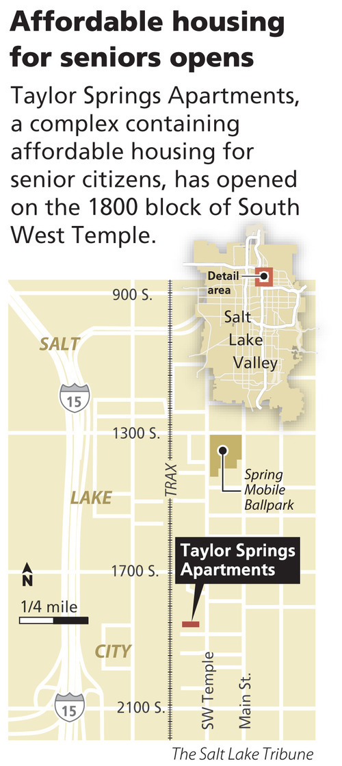 New housing opens for seniors in Salt Lake City The Salt