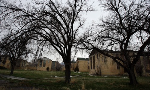 Steve Griffin  |  The Salt Lake Tribune
 
Many of the old barracks of the former Intermountain Indian School still remain near 1000 south and 200 east in Brigham City Wednesday, December 8, 2010. Utah State University wants to develop the property into a regional campus.