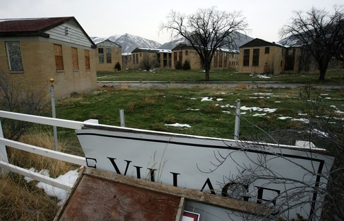 Steve Griffin  |  The Salt Lake Tribune
 
Many of the old barracks of the former Intermountain Indian School still remain near 1000 south and 200 east in Brigham City Wednesday, December 8, 2010. Utah State University wants to develop the property into a regional campus.