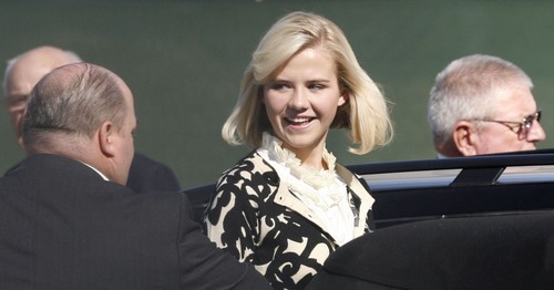 Steve Grifffin  |  The Salt Lake Tribune

Elizabeth Smart smiles as she leaves the Federal Courthouse in Salt Lake City on Thursday after testifying for the first time about her 2002 abduction and nine months of captivity at the hands of Brian David Mitchell.