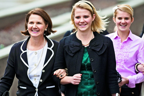 Chris Detrick | The Salt Lake Tribune 
Lois Smart, Elizabeth Smart and Mary Katherine Smart walk along Market Street Friday after the trial of Brian David Mitchell at the Frank E. Moss Federal Courthouse in Salt Lake City where a federal court jury found him guilty of kidnapping Elizabeth in 2002.