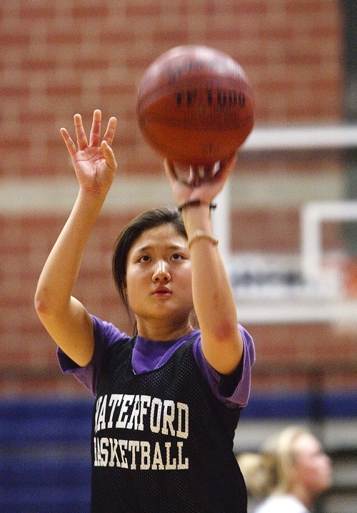 Trent Nelson  |  The Salt Lake Tribune
Waterford High School basketball player Portia Cao at pracitce Wednesday, December 8, 2010.