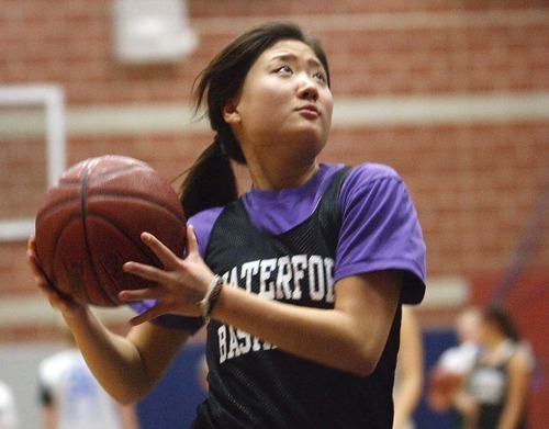 Trent Nelson  |  The Salt Lake Tribune
Waterford High School basketball player Portia Cao at pracitce Wednesday, December 8, 2010.