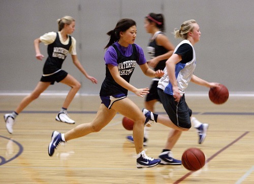 Trent Nelson  |  The Salt Lake Tribune
Waterford High School basketball player Portia Cao at pracitce Wednesday, December 8, 2010.