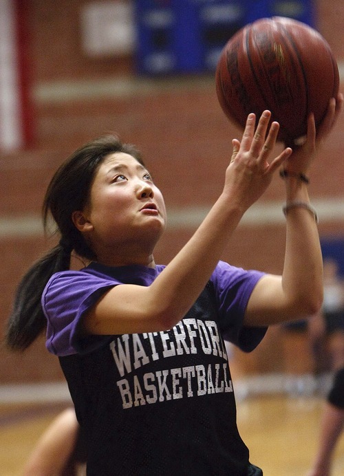 Trent Nelson  |  The Salt Lake Tribune
Waterford High School basketball player Portia Cao at pracitce Wednesday, December 8, 2010.