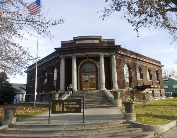 Al Hartmann  |  The Salt Lake Tribune 
The long-planned Glendale Library will have an impact on future use of the Chapman Library a few blocks away.  Chapman, a classic 