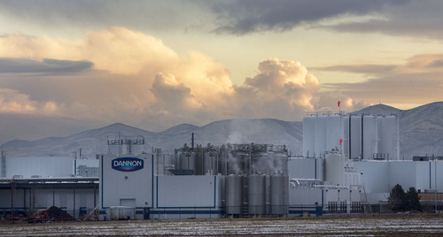Steve Griffin  |  The Salt Lake Tribune
 
Dannon is ramping up production at its West Jordan plant in an effort to expand its market share in the western U.S.
