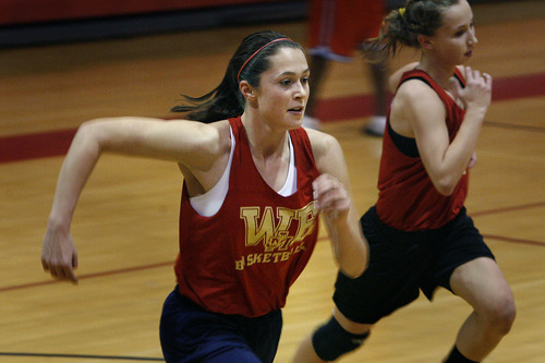 Scott Sommerdorf  l  The Salt Lake Tribune
Kaile Quinn runs with the rest of the team during practice at Judge Memorial High School, Thursday, 12/23/2010.