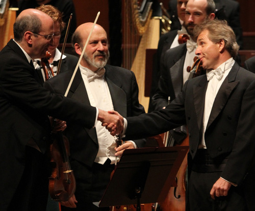 Rick Egan   |  The Salt Lake Tribune
The Utah Symphony is still crazy about new music director Thierry Fischer.